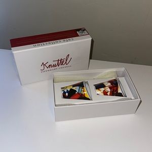 Knuttel Tipperary Crystal Egg Cup and Spoons NIB